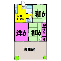 コーポ金子A棟（鴻巣市新宿）の物件間取画像